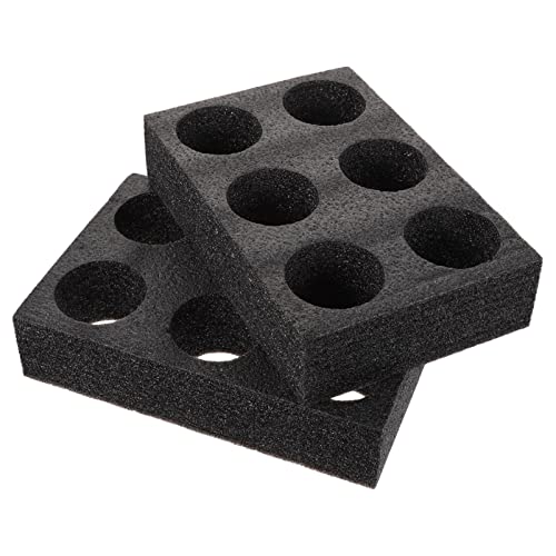 DOITOOL 2ピース6カップドリンクキャリア、テイクアウトカップトレイコーヒーキャリア、脱水、無衣装ホルダートレイ用飲料カップ/コーヒーカップ/紅茶/ジュースデリバリーコーヒーショップ/レストラン/バー