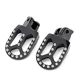 Compatibilità: i pedali sono progettati per essere compatibili con modelli di moto specifici, garantendo montaggio e funzionalità adeguati. Questa compatibilità garantisce un fissaggio sicuro e riduce al minimo il rischio che i pedali si allentino durante il funzionamento.