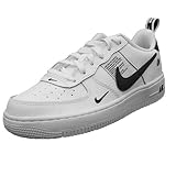 Nike Unisex-Kinder Sneaker, Weiß (White, White/Black, Tour Yellow), 39 EU
