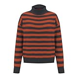 Design rétro à rayures avec des tons orange et blanc contrastés pour un accent tendance