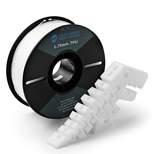 Filamento Flexible TPU 87A 1,75 mm SainSmart para Impresora 3D - 1 kg - Natural - Fernando Cortés