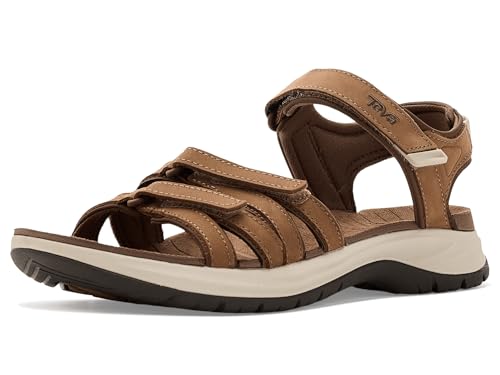 Teva Tirra Cuir femme sandale de randonnée pédestre et marche urbaine tout terrain
