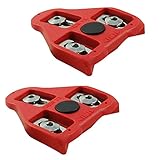 Jaswill Bike Cleats Compatible with Look Delta (9 Degree Float) and Peloton Bike Pedals for Indoor...