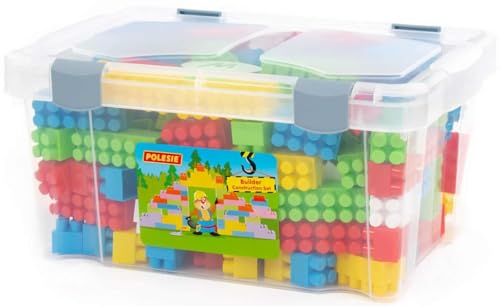 Polesie Polesie50557 Set-Builder bouwspeelgoed set 174 stuks, Multi Colour