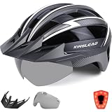 【Bonne ventilation】 : Le casque de vélo de route a 21 trous de ventilation. La conception aérodynamique des prises d'air est basée sur la structure de l'air et l'analyse scientifique basée sur des expériences en soufflerie. À faible vitesse, la ventilation interne du casque est améliorée et la résistance à l'air est efficacement réduite. Il dissipe efficacement la chaleur à l'intérieur du casque et maintient le cycliste au frais.