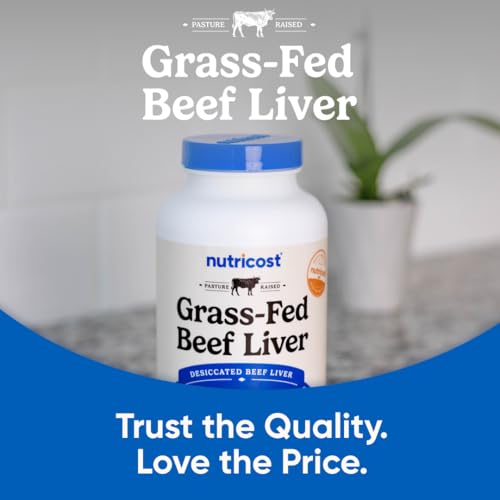 Nutricost Grass Fed Desiccated Beef Liver