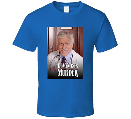 Diagnosis Murder Tv Show Tee American Mystery Medical Crime Drama T Shirt L Black