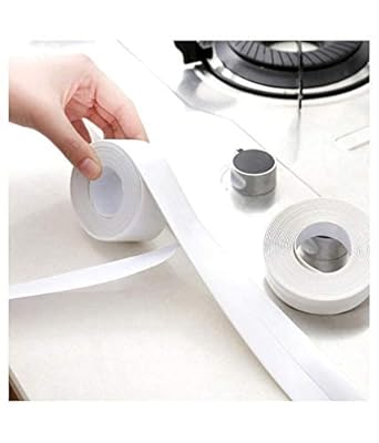 Pegrim Self Adhesive Oil and Water Proof Seams Sealing Strip Kitchen Sink Platform Sticker Bathroom Corner and Bathtub Tape