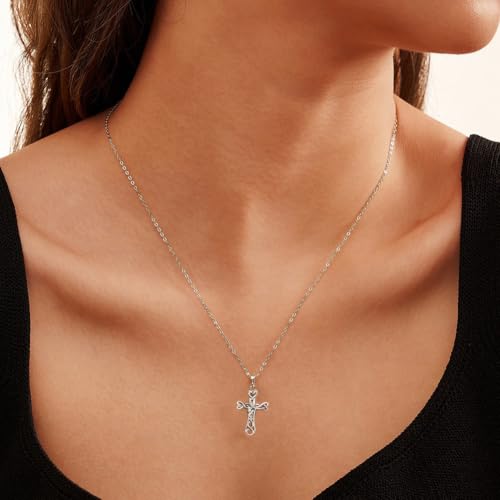 Collier Croix Celtique Amour Infini, exprimez vos sentiments avec ce bijou en argent pour femme - 3