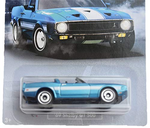 Hot Wheels American Steel Series '69 Shelby Gt 500 4/10, Blue #TOP1
