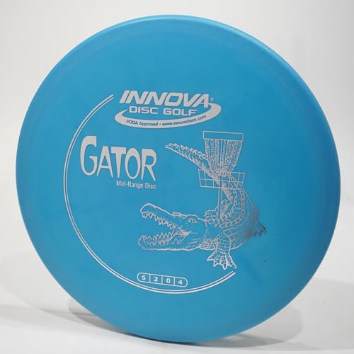 Innova DX Gator Disc Golf Midrange Disc, Pick Color/Weight [Stamp & Exact Color May Vary] Blue 170-172 Grams