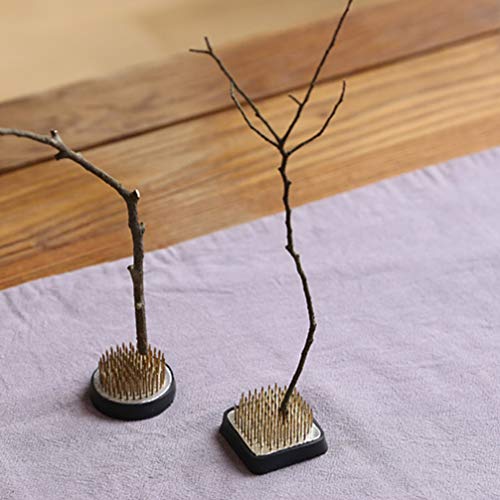 Milisten Round Vase Metal Stand Flower Frog Japanese Ikebana Floral Arranging Needle Holder Flower Arranger Flower Fixed Tools For Flower Arrangements Centerpieces Vases 34Mm Circle Vase Metal Stand #TOP3