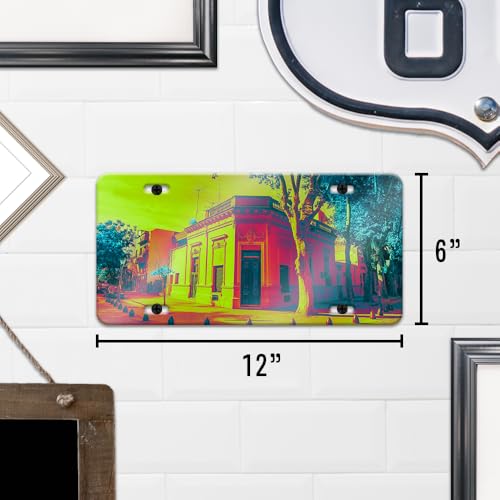 image for VulgrCo Custom License Plate - UV Printed Personalized License Plate f