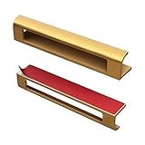 HRX - Manija de puerta autoadhesiva con borde – Fácil de instalar, cajones y