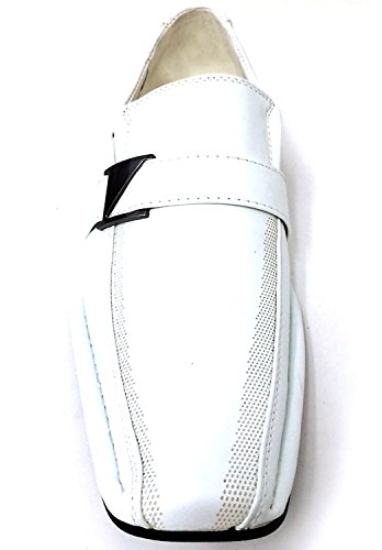 Santoni Men's Dress Shoes Casual Loafers Slip on Buckle Italian Styles3