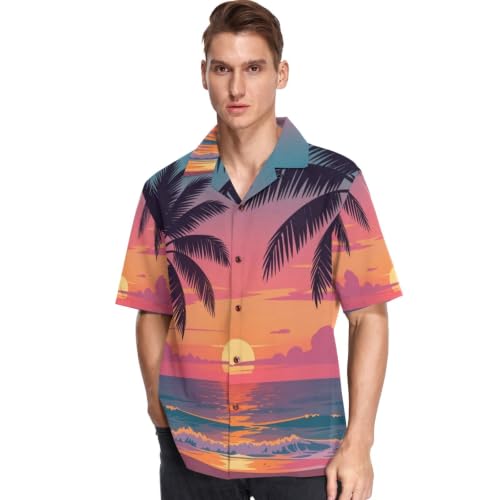 Chemise hawaïenne respirante manches courtes pour un été au frais