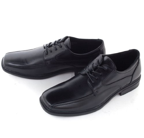 Alpine Swiss Mens Dress Shoes Black Leather Lined Lace Up Oxfords Baseball Stitched 7 M Us #TOP1