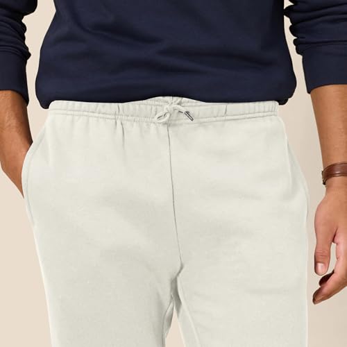 Image of Amazon Essentials Men's Relaxed Fit Fleece Joggers Sweatpants with Drawstring Waist, Tapered Leg, Ribbed Cuffs, Brushed Interior