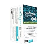 NUTRIGÉE - Infusion confort digestif Bio – Menthe poivrée, fenouil, rhubarbe, anis vert – Ballonnements, confort digestif et intestinal – CVS – 30 sachets – Formule concentrée – Fabriquée en France