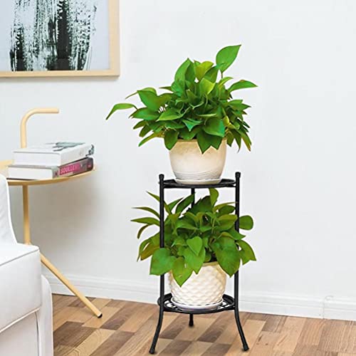 BTSEURY Suporte de metal para plantas em vaso, 50,8 cm à prova de ferrugem decorativo para vasos de