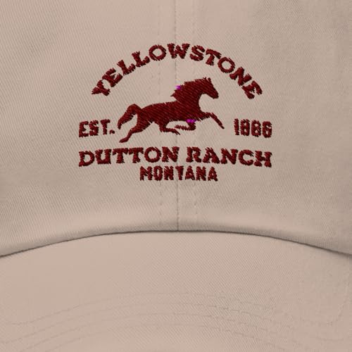 Image of Paramount Yellowstone Dutton Ranch Logo Hat - Officially Licensed