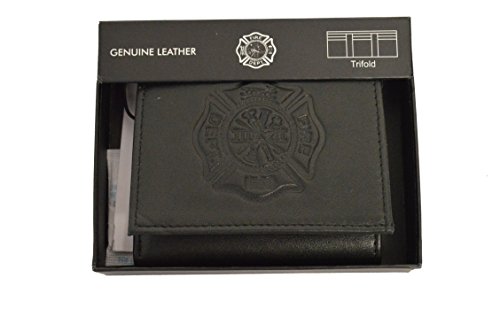 Tri Fold Fire Department Wallet with RFID Safe (LW-108)2