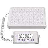 Medical Scale, 440LBS Heavy Duty Scale for Body Weigh, Wrestling, Hospitale, Multifunction Button, LCD Display, with Manual and Adapter