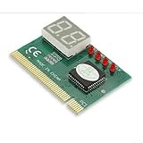 Compatibilité PCI et ISA : cette carte de diagnostic est conçue pour prendre en charge à la fois les emplacements PCI et ISA, ce qui la rend adaptée à une large gamme de cartes mères de bureau, vous pouvez diagnostiquer différents systèmes sans tracas.