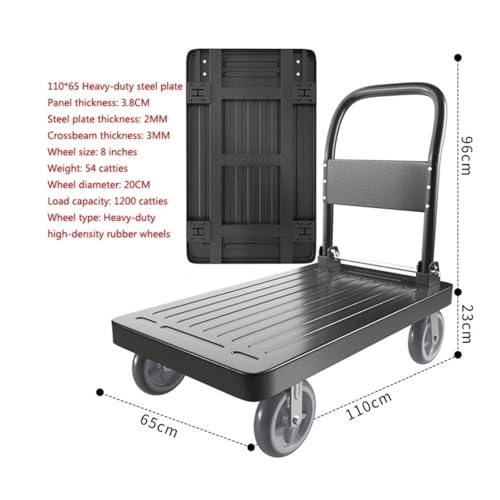 Carretilla de Plataforma Plegable para Uso Industrial miniatura 2