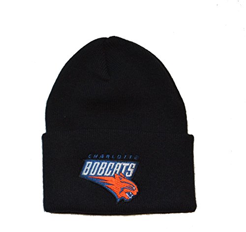Bonnet en tricot Charlotte Bobcats enfant noir cadeau hiver pour petit fan