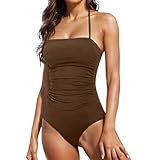 Trajes De BañO Una Pieza Mujer CláSicas Conservador Enterizo Malla Push-Up BañAdores Adelgazantes Verano BañAdor con Cintura Bikini Menstrual Push Up Beachwear