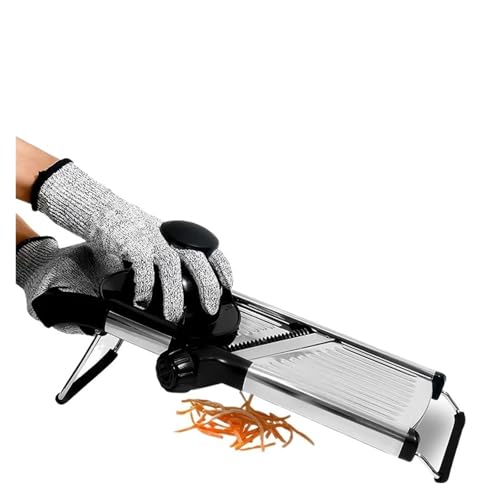 Mandolina ajustable de acero inoxidable para vegetales miniatura 1