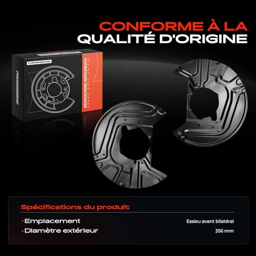 Déflecteurs disques de frein avant Frankberg pour X3 E83 2003-2011