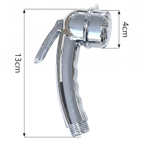 Duschkopf für Boote, Wohnmobil, Camper, mit Druckknopf, mit Ein-/Aus-Hebel, 1,27 cm Anschluss, 14,5 cm Länge