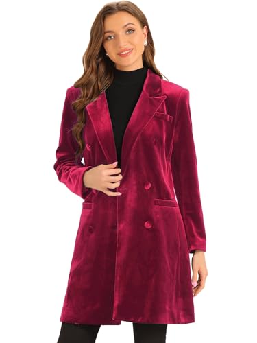 Manteau en velours pour femme long pour rester élégante sans avoir froid