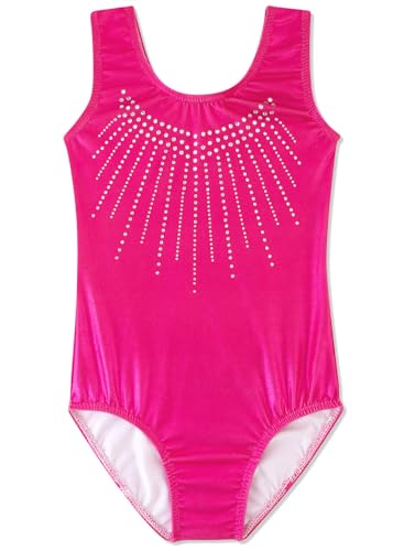 Image of DAXIANG Gymnastics Leotard Rainbow Stripes Ballet Tutu 2-15 Years