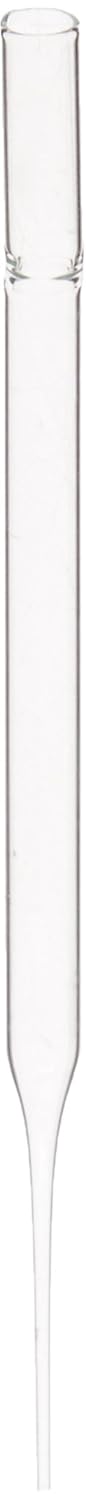 Corning 7095D-5X Borosilicate Glass Non-Sterile Disposable Pasteur Pipets, Unplugged, 5.75" Length (Case of 1000)