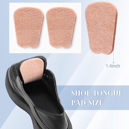 4 pares de almohadillas adhesivas para lengüeta de zapatos miniatura 2