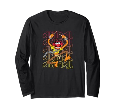 Muppets Disney t-shirt manches longues Animal pour réveiller votre côté rock