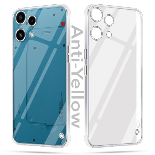 Image of Jkobi Lifetime Anti-Yellow Clear Back Cover Case for Nothing Phone 3A Lite (Sleek Hard Crystal | Shockproof and Camera Protection)