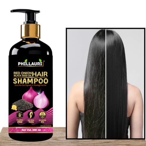 Image of Red Onion Black Seed Shampoo | Anti Dandruff Shampoo for women | For Hair Fall Control | 300 ml