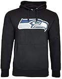 Siebdruckmotiv auf der Brust Majestic Seattle Seahawks Kapuzenpullover NFL Noos Prism S Schwarz