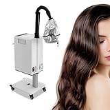 steamer cheveux afro 【Facile d’utilisation】 : L’écran LCD associé à des boutons de commande intuitifs vous permet de sélectionner le mode (6 solutions), la température (32-140°F), le temps (0-60 minutes) et le volume de brouillard (4 vitesses) en fonction de vos besoins, répondant à diverses exigences de soins capillaires.