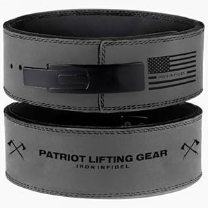 Weight Lifting Belt – Lever Gym Belt for Weightlifting, 10mm Leather Weight Belt for Men – 4 Inches Wide for Support & Stability for Workouts, Powerlifting, Bodybuilding, Fitness & Crossfit