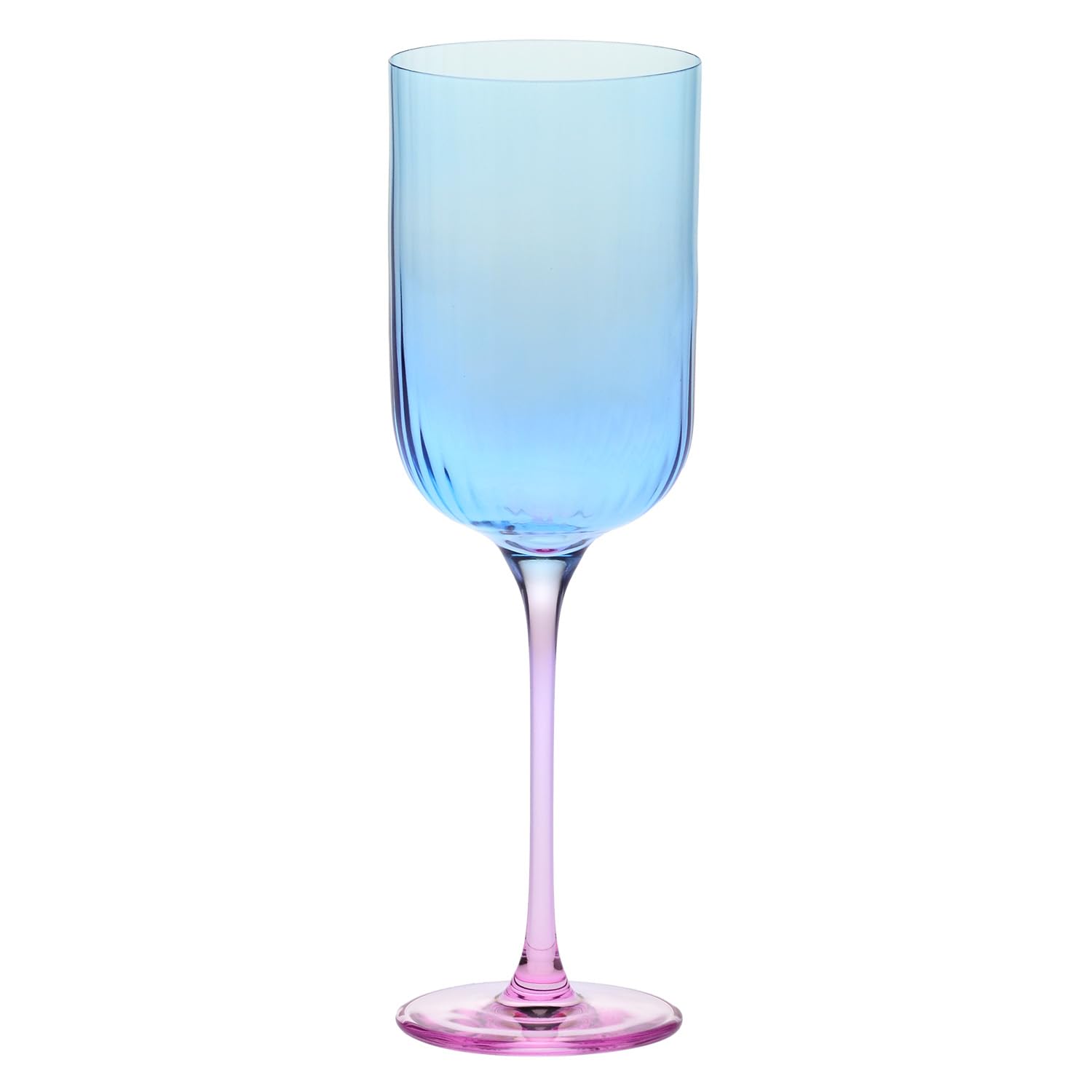 Weingläser 350 ml – 4er Set – Aurora Kollektion – Violett-Blau – Handgefertigt & Farbveredelt – Kristallglas – Elegant & Modern – Geschenk
