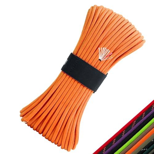 Corde de survie en nylon type III pour faire face aux urgences et allumer un feu facilement
