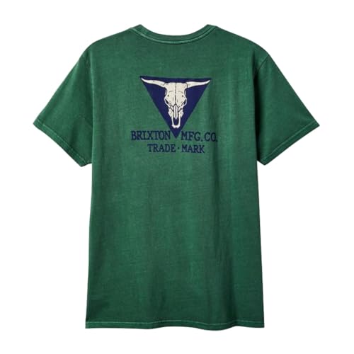 T-shirt Vert Brixton Galveston pour vos Sorties Urbaines et Week-ends