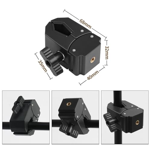 Support mobile flexible à 7 pieds pour lit et bureau