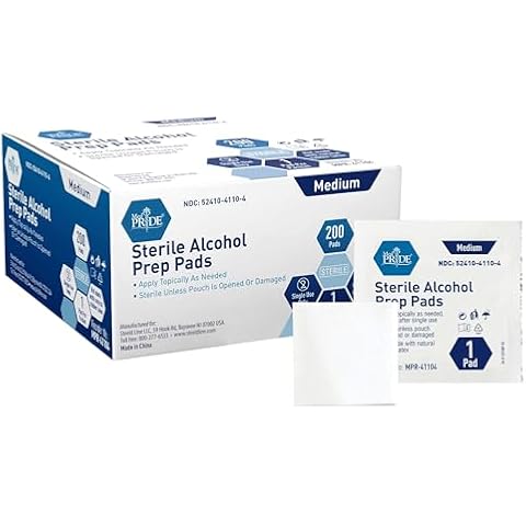 MED PRIDE Alcohol Prep Pads Cover