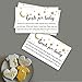 Books for Baby Shower Request Cards , Baby Shower Invitation Inserts, 50 Pack.